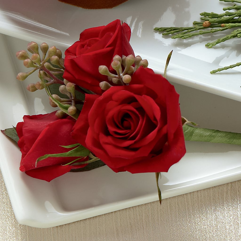 Red Spray Rose Boutonniere – Midnight Flowers And Events Llc, Lillington NC