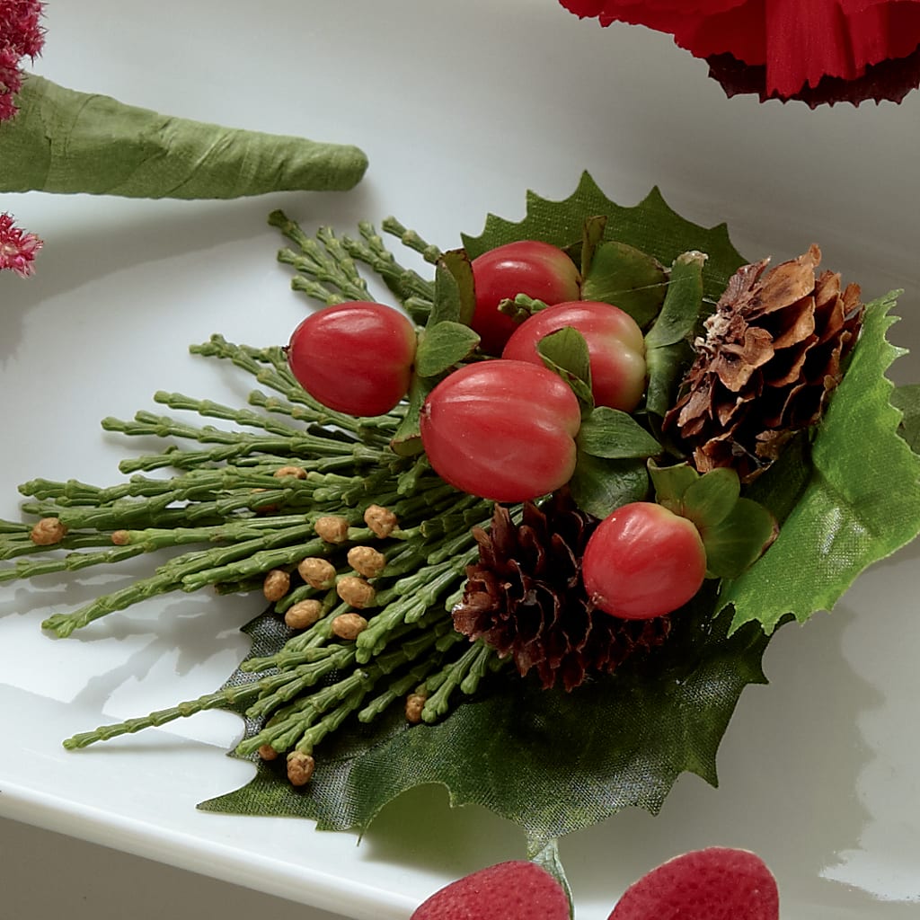 Red Berry Boutonniere – Midnight Flowers And Events Llc, Lillington NC