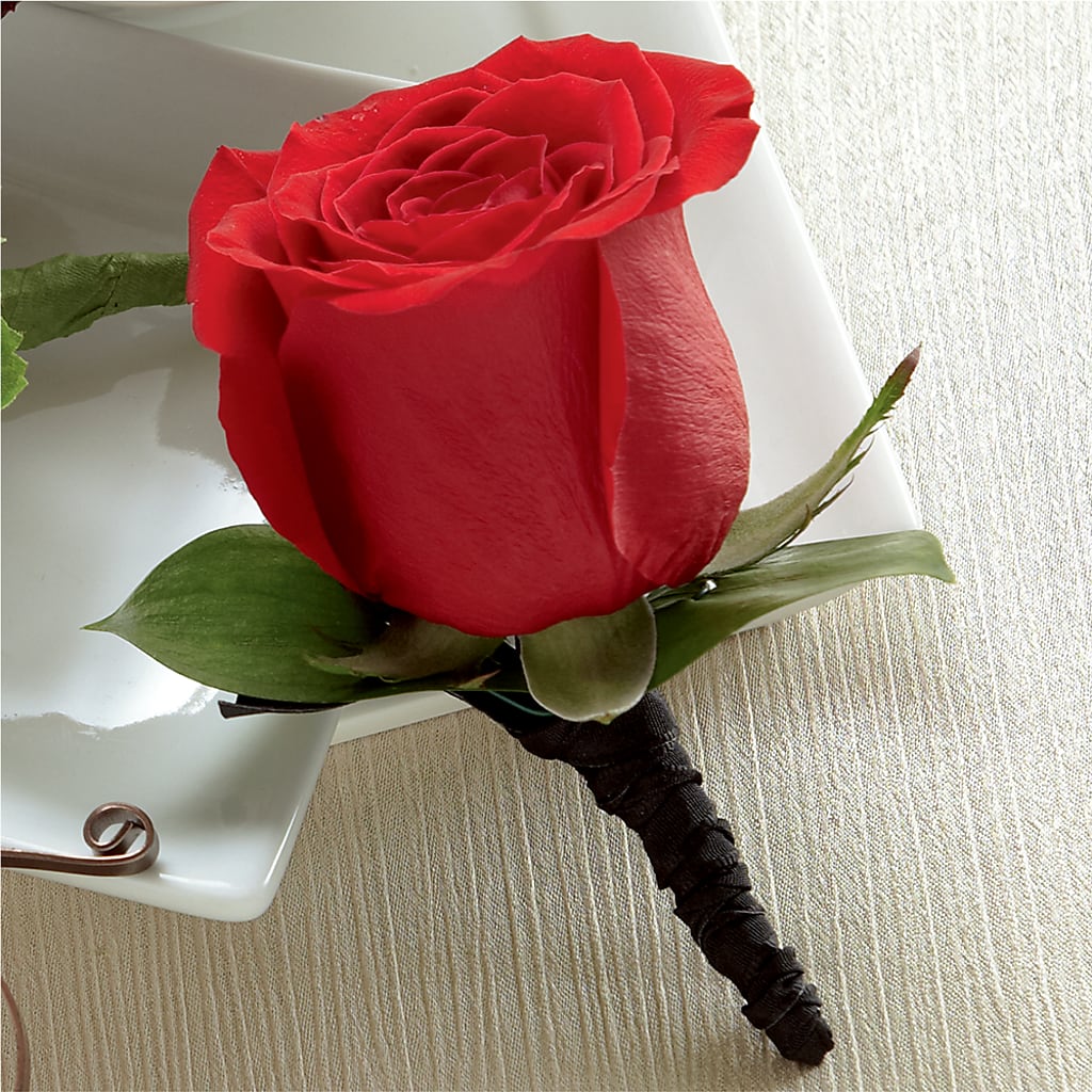 Red Rose Boutonniere – Midnight Flowers And Events Llc, Lillington NC