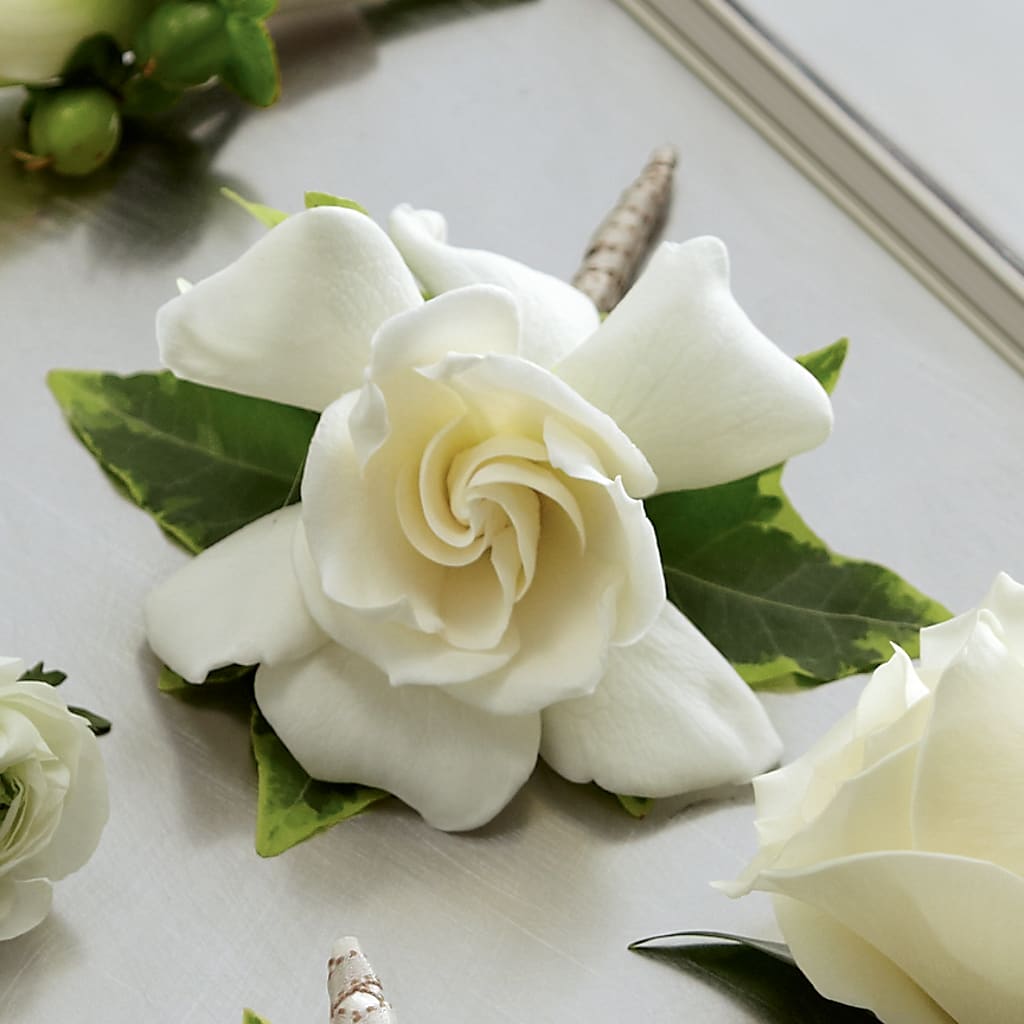 Gardenia Boutonniere – Midnight Flowers And Events Llc, Lillington NC