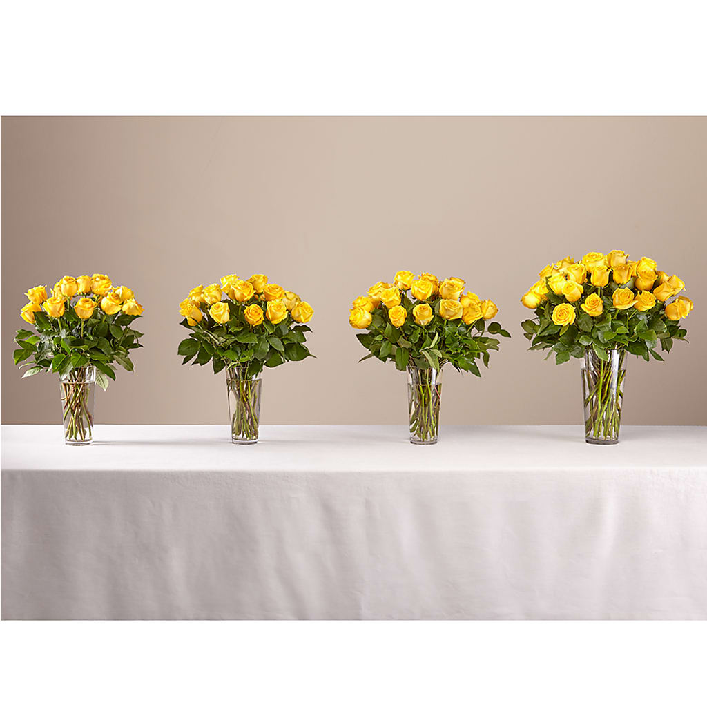 Long Stem Yellow Rose Bouquet –  Midnight Flowers And Events Llc, Lillington NC