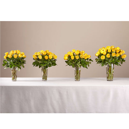 Long Stem Yellow Rose Bouquet –  Midnight Flowers And Events Llc, Lillington NC