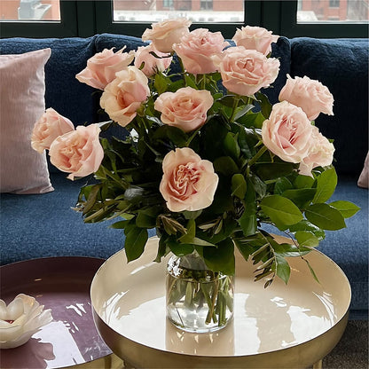 Long Stem Pink Rose Bouquet –  Midnight Flowers And Events Llc, Lillington NC