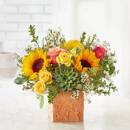 Sunflower Season Bouquet –  Midnight Flowers And Events Llc, Lillington NC