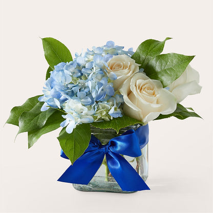 Sky Blue Delight Bouquet –  Midnight Flowers And Events Llc, Lillington NC