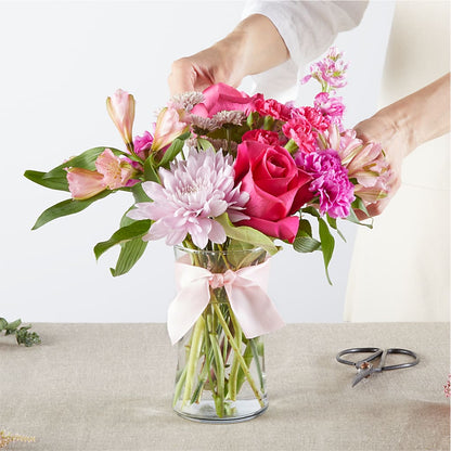 Pink Ribbon - A Florist Original –  Midnight Flowers And Events Llc, Lillington NC