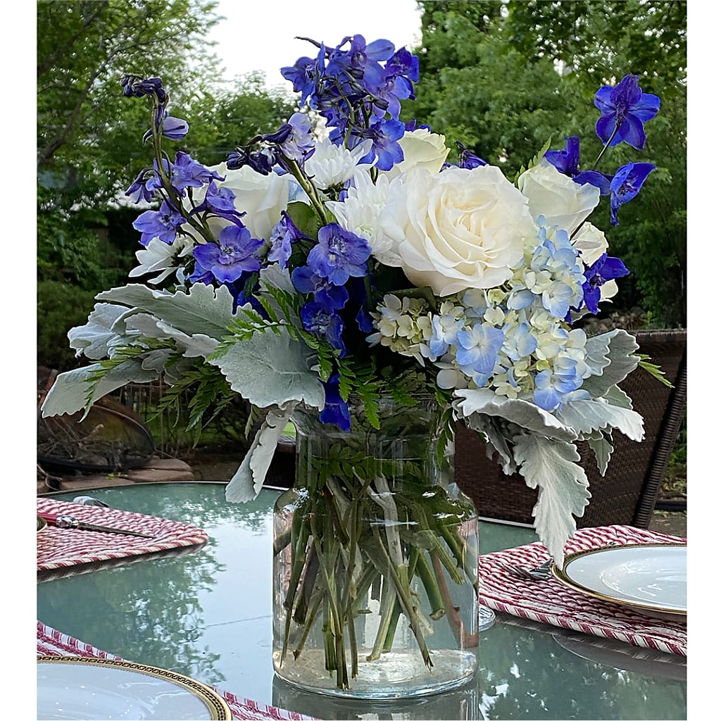 Clear Skies Bouquet –  Midnight Flowers And Events Llc, Lillington NC
