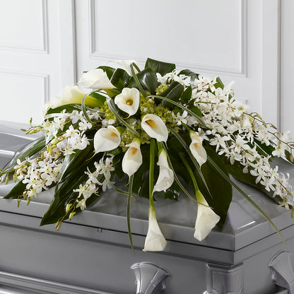 Angel Wings Casket Spray –  Midnight Flowers And Events Llc, Lillington NC