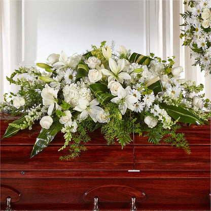 Abundance Casket Spray –  Midnight Flowers And Events Llc, Lillington NC