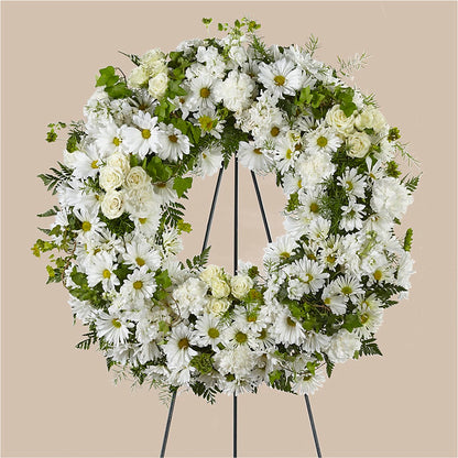 Faithful Wishes Wreath –  Midnight Flowers And Events Llc, Lillington NC