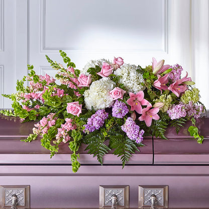 Life's Gratitude Casket Spray –  Midnight Flowers And Events Llc, Lillington NC