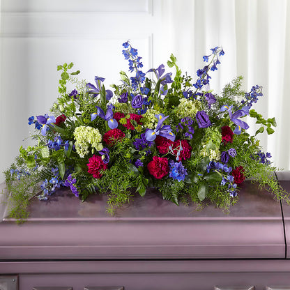 Always Treasured Casket Spray –  Midnight Flowers And Events Llc, Lillington NC