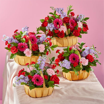 Pink Picnic Basket –  Midnight Flowers And Events Llc, Lillington NC