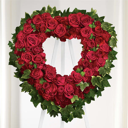 Wholehearted Standing Spray –  Midnight Flowers And Events Llc, Lillington NC