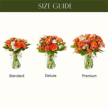 Apricot Glow Bouquet –  Midnight Flowers And Events Llc, Lillington NC