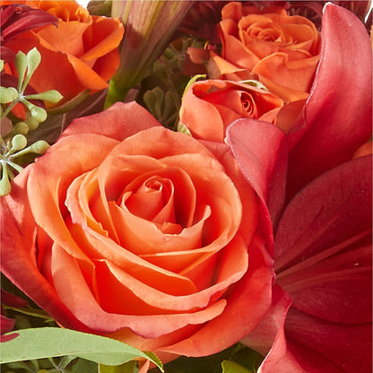 Crimson Leaves Bouquet –  Midnight Flowers And Events Llc, Lillington NC