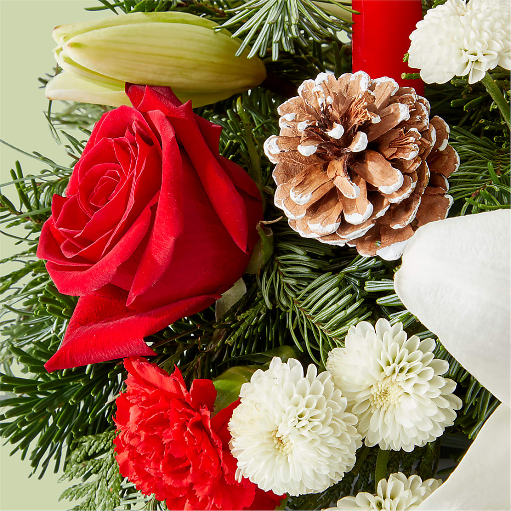 Seasonal Festivities Centerpiece –  Midnight Flowers And Events Llc, Lillington NC