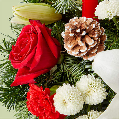 Seasonal Festivities Centerpiece –  Midnight Flowers And Events Llc, Lillington NC