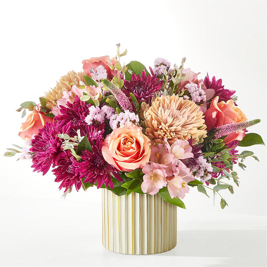 Berry Cobbler Bouquet with Ivory Vase –  Midnight Flowers And Events Llc, Lillington NC