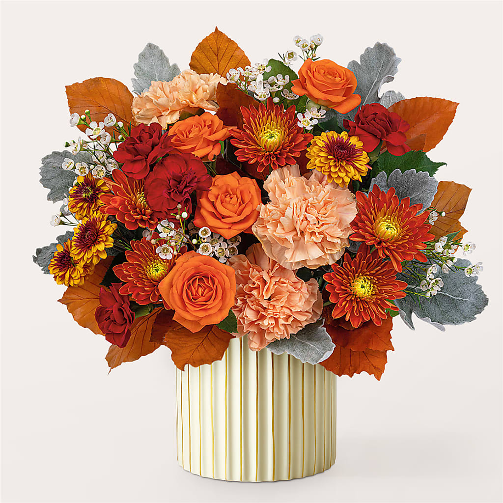 Merlot Bouquet with Ivory Vase –  Midnight Flowers And Events Llc, Lillington NC
