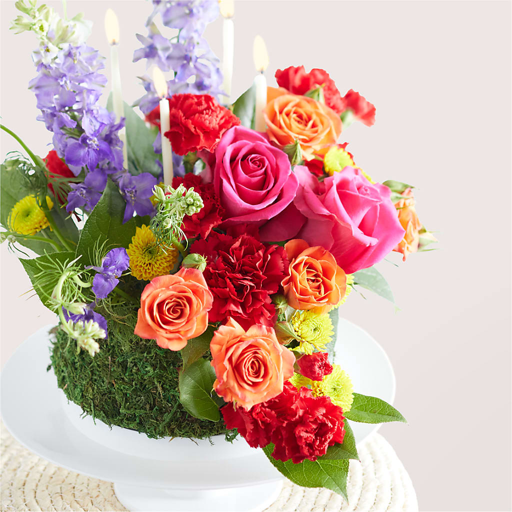 Best Year Yet Floral Cake –  Midnight Flowers And Events Llc, Lillington NC