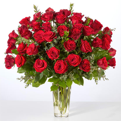 Forever Yours Fifty Stem Red Rose Bouquet –  Midnight Flowers And Events Llc, Lillington NC