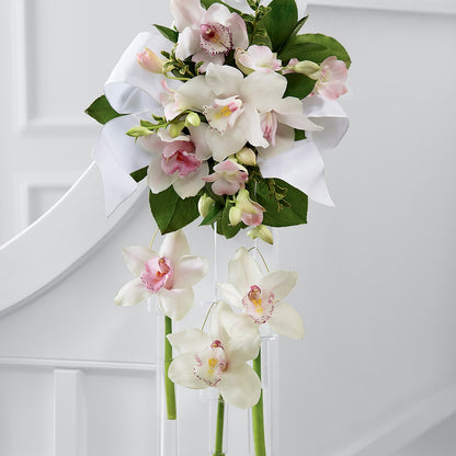 Perfect Entrance Pew Arrangement –  Midnight Flowers And Events Llc, Lillington NC