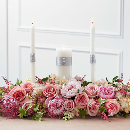 Worldwide Romance Unity Candle Arrangement –  Midnight Flowers And Events Llc, Lillington NC