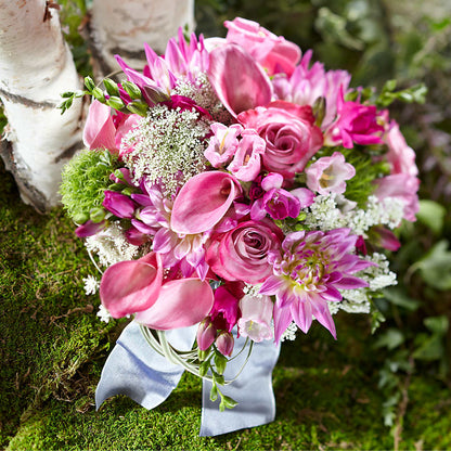 Pink Profusion Bouquet –  Midnight Flowers And Events Llc, Lillington NC