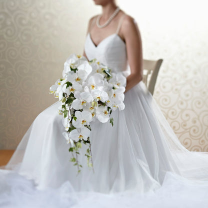 Classic White Bouquet –  Midnight Flowers And Events Llc, Lillington NC