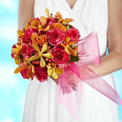 Brilliant Shades of Love Bouquet –  Midnight Flowers And Events Llc, Lillington NC