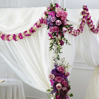 Color & Light Chuppah Decor –  Midnight Flowers And Events Llc, Lillington NC