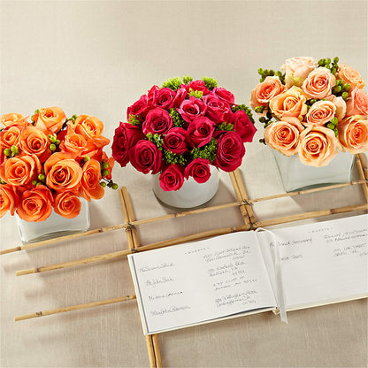 Dawn Rose Centerpiece –  Midnight Flowers And Events Llc, Lillington NC