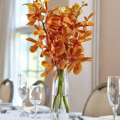 Orange Mokara Bud Vase –  Midnight Flowers And Events Llc, Lillington NC